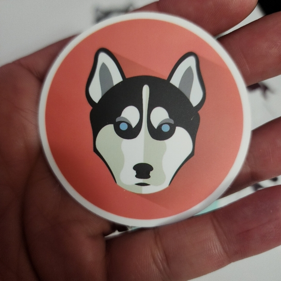♠️10/$10♠️ Adorable Husky Stickers - Picture 2 of 5